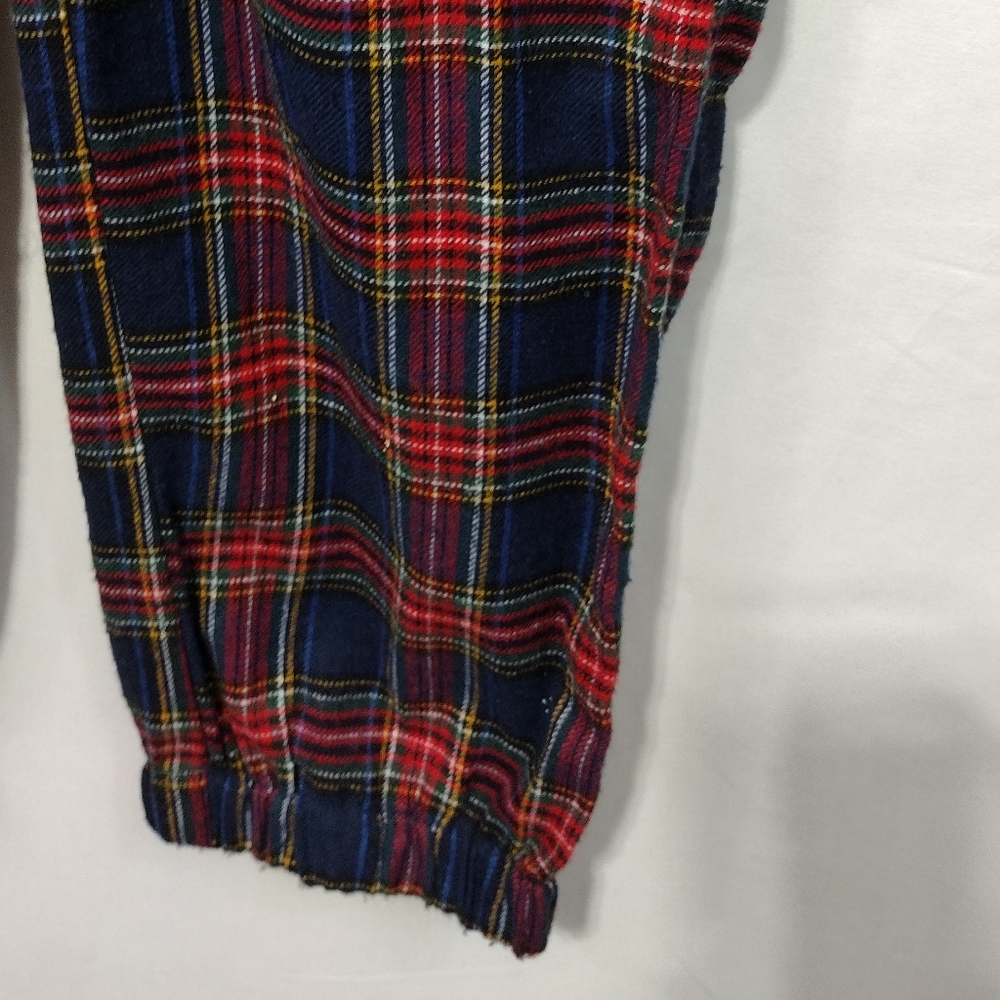 NWT Love Love Love Plaid Cargo Pants Women's L Multicolor Boho Retro Holiday Y2K - Picture 4 of 10